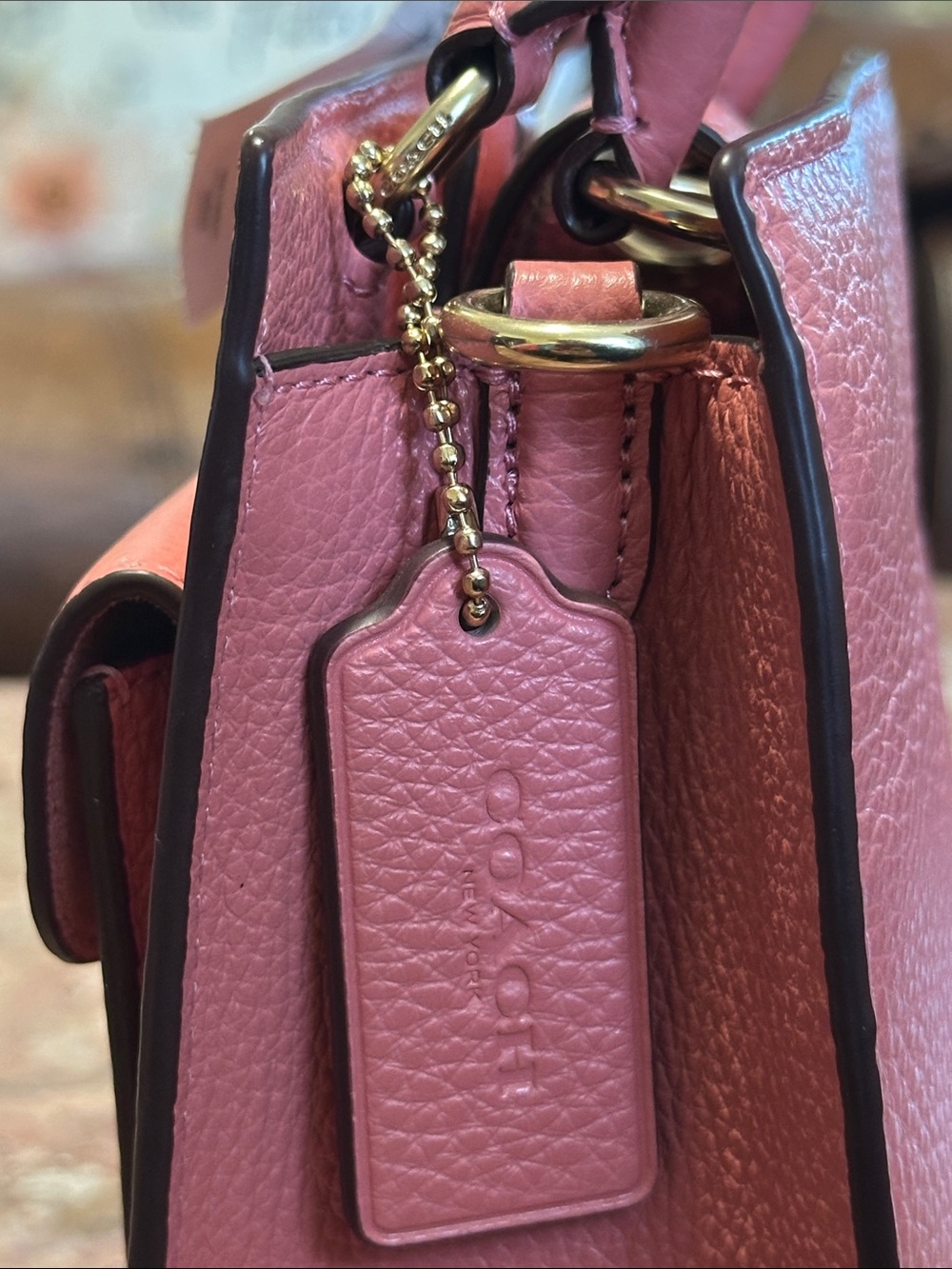 Coach mini pink pepper purse - Picture 15 of 16